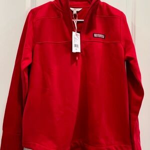 Vineyard Vines Red Velvet Pullover Shep Shirt - Size XS.  NWT